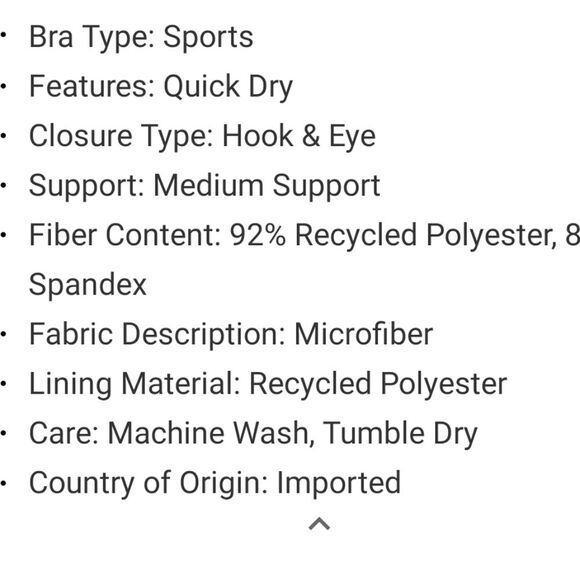 NWOT Xersion Medium Support Sports Bra - Picture 8 of 8